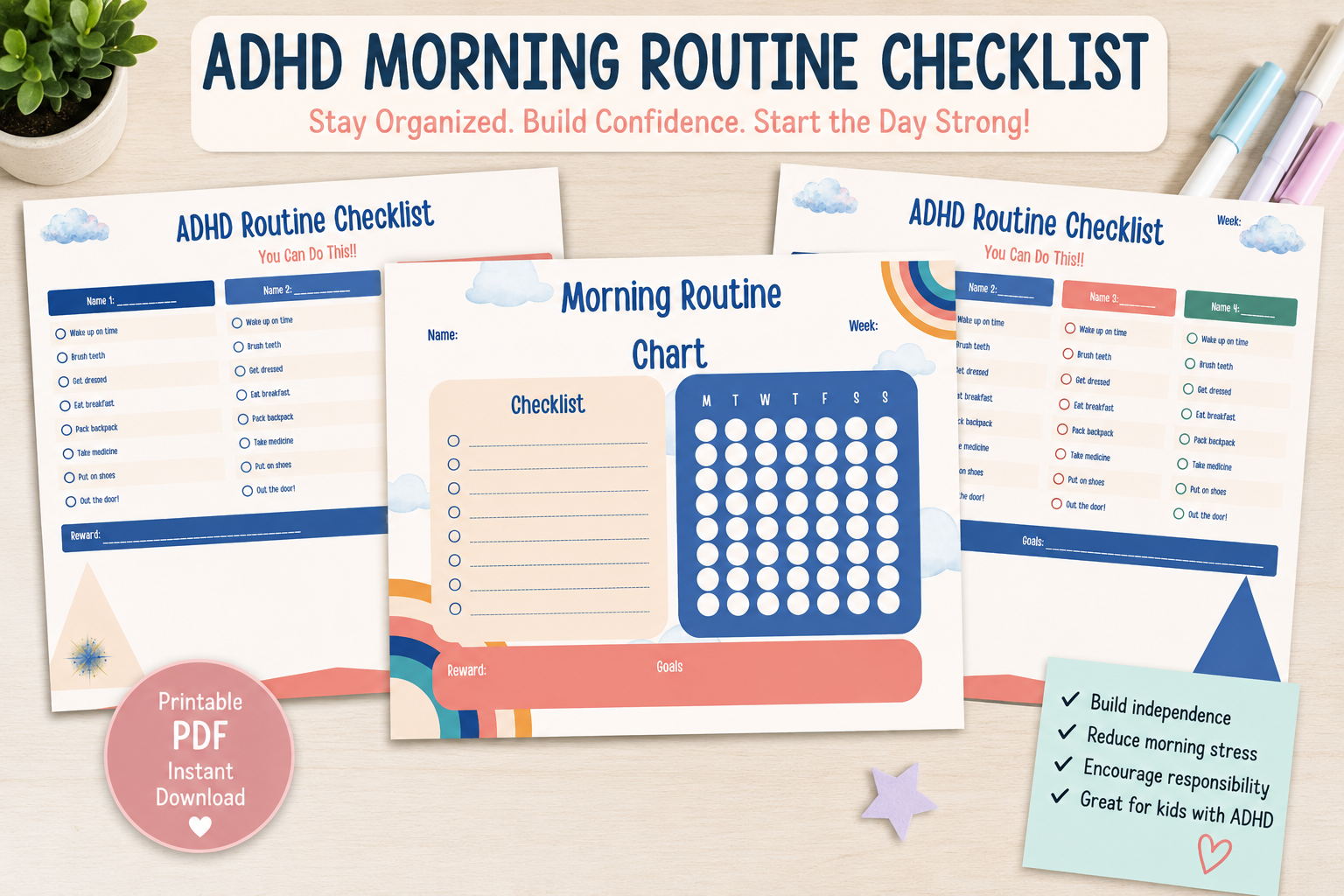 ADHD Routine Checklist