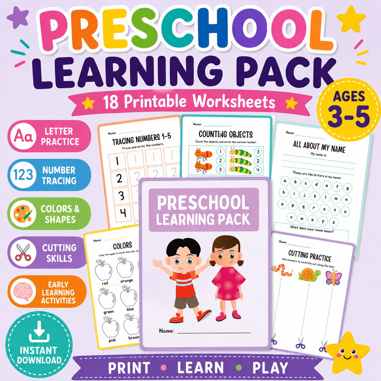 Preschool Learning Pack