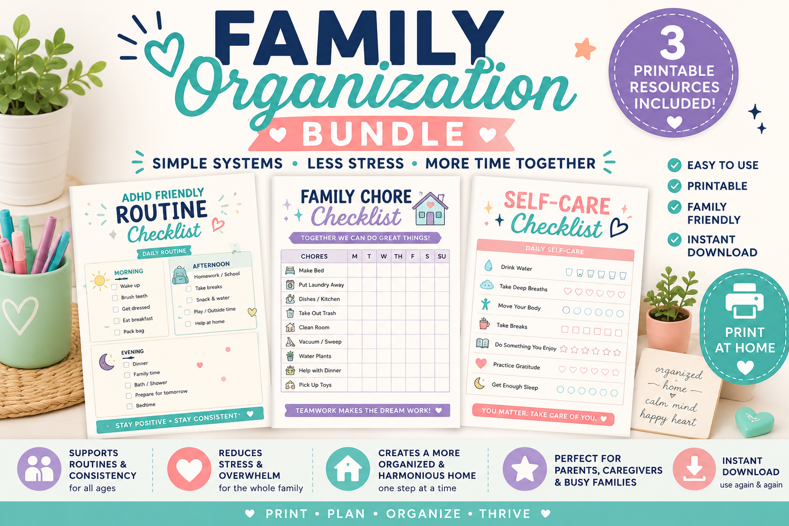 Family Organization Bundle
