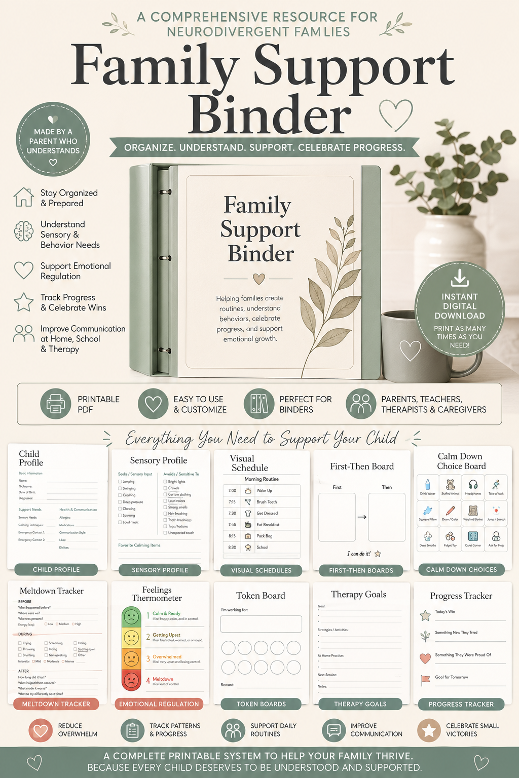 Family Support Binder