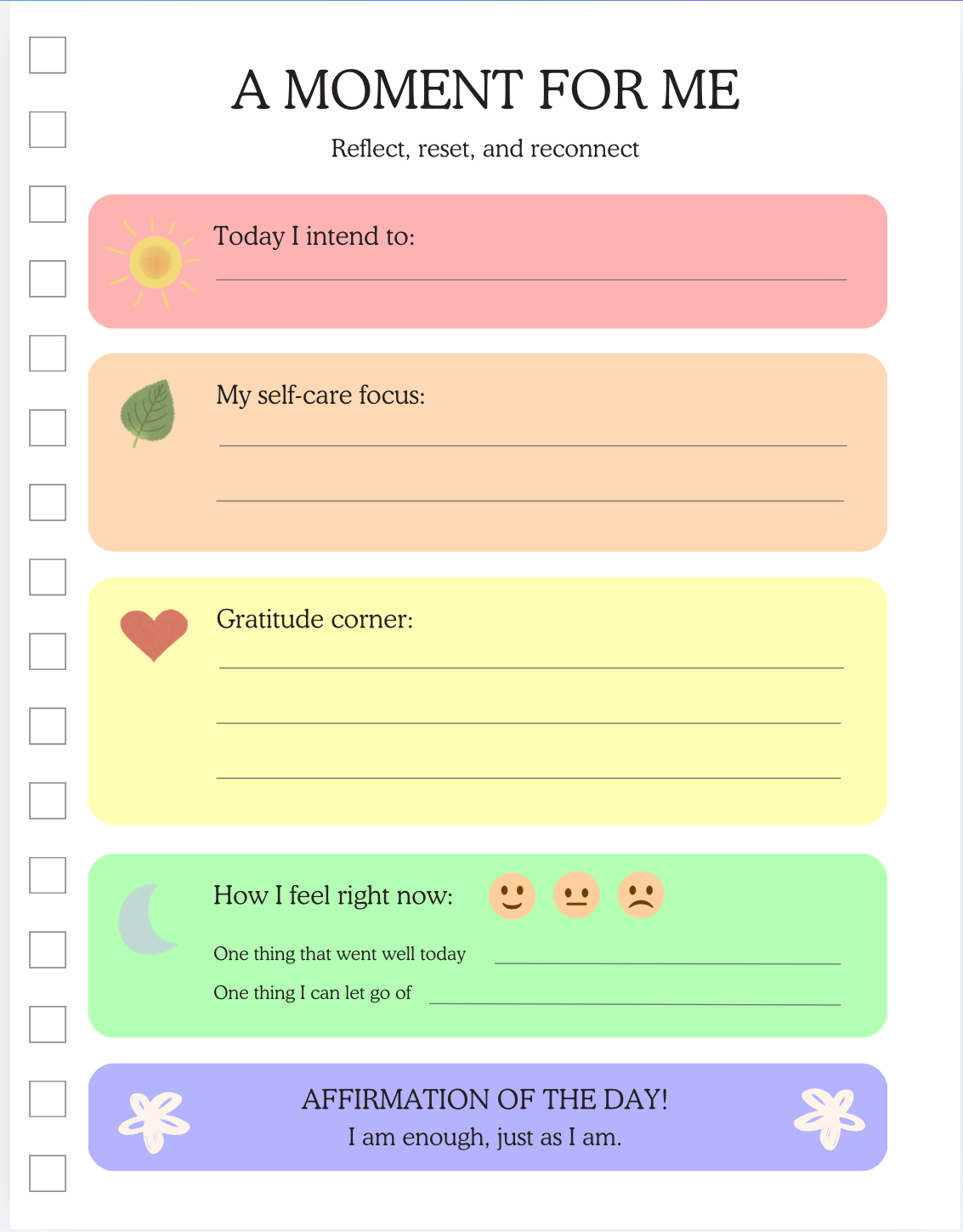 Affirmations Journal