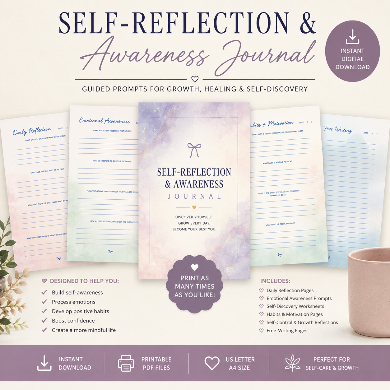 Self Reflection And Awareness Journal